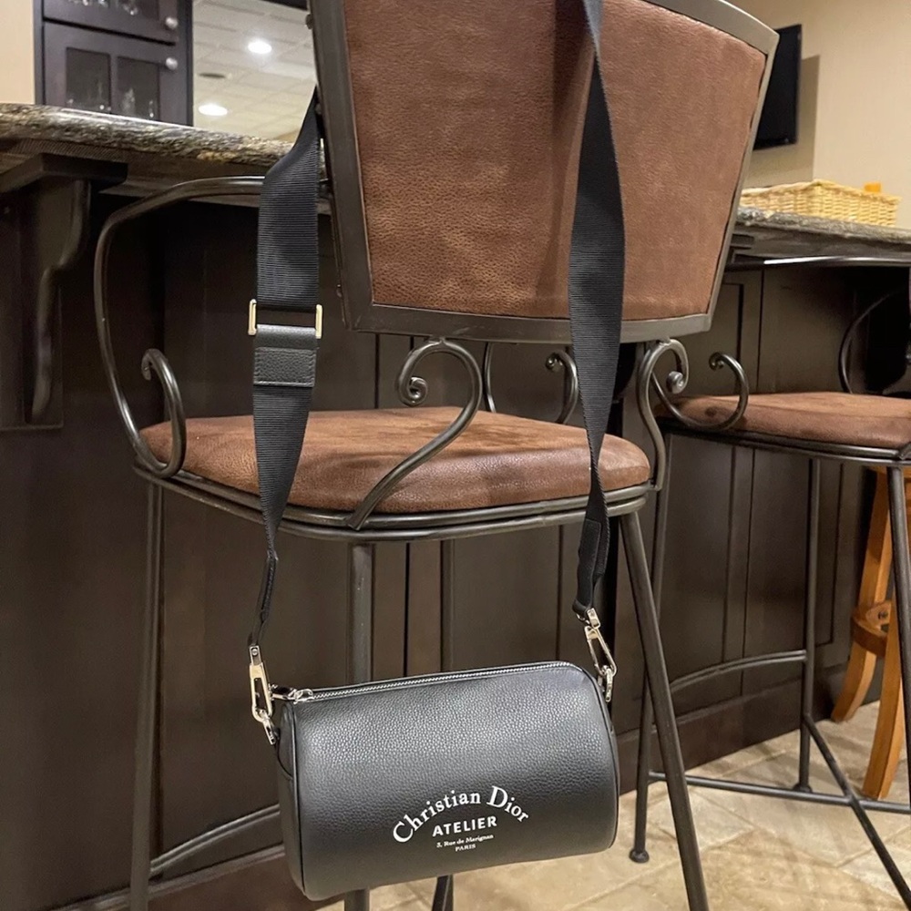 Dior x Kim Jones Black Roller Bag - Picture 7 of 12
